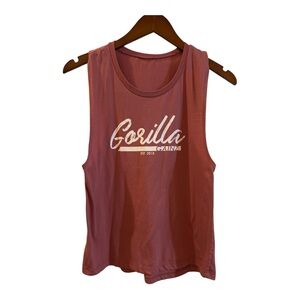 Gorilla GAINZ EST15 Women's Muscle Tank in mauve